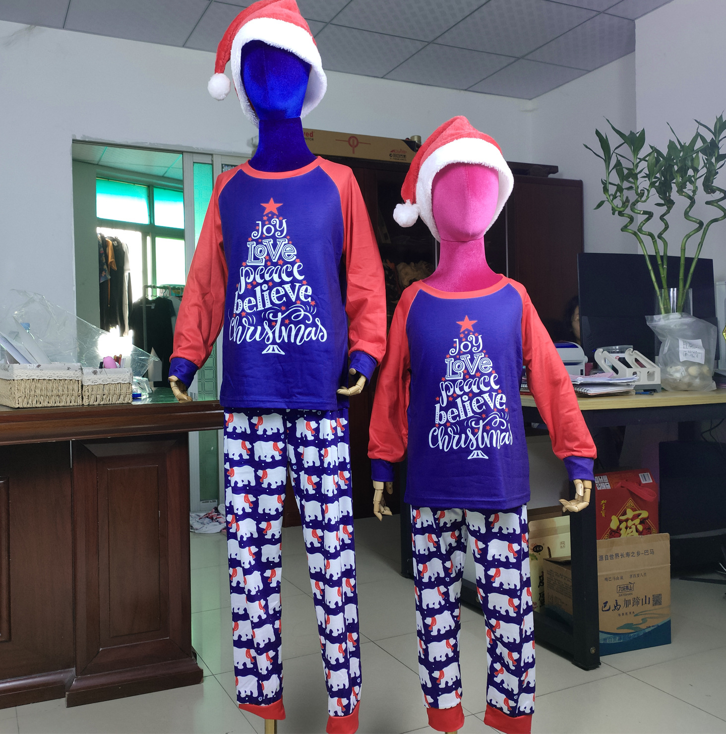 Christmas Halloween Parent-child Suit Printing