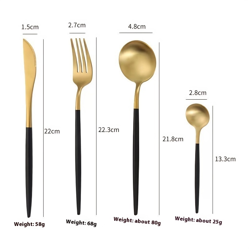 Thickened Portugal 304 Stainless Steel Knife And Forks Western Spoon Not Four-piece Set