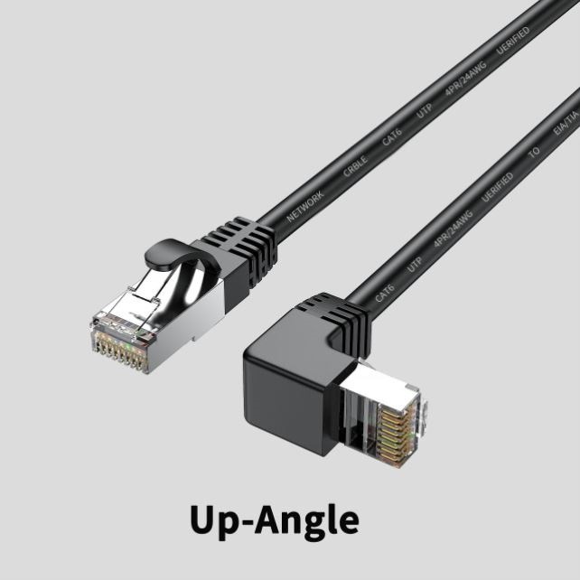 Cat6 Ethernet Cable RJ45 Right Angle UTP Network Cable Patch