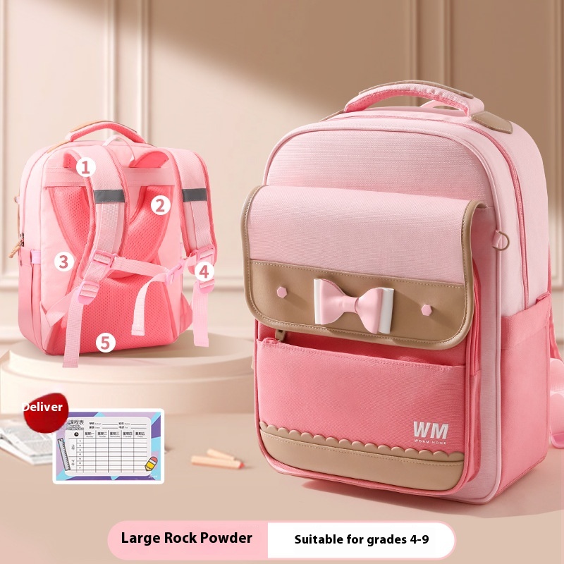 Children's Backpack For Grade Portable Burden Alleviation