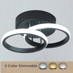 Brand New DIMMABLE 3-Color Ceiling Lamp LED Ceiling Light Living Room Kitchen Hallway