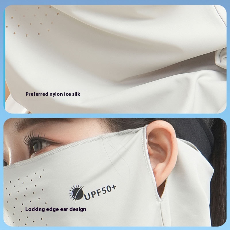 Mask Female Riding UV Protection Neck Ear Hanging