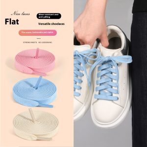 High-top Canvas Shoes Woven Shoelaces