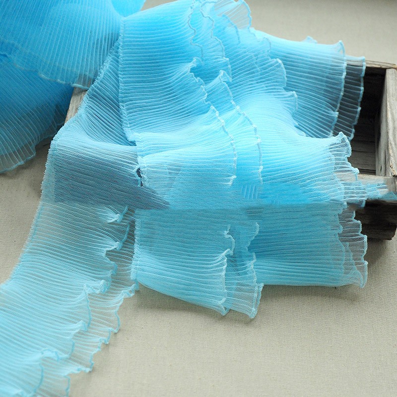 Accessories Clothes Color Lace Ribbon 10CM Toothpick Pleated Lace
