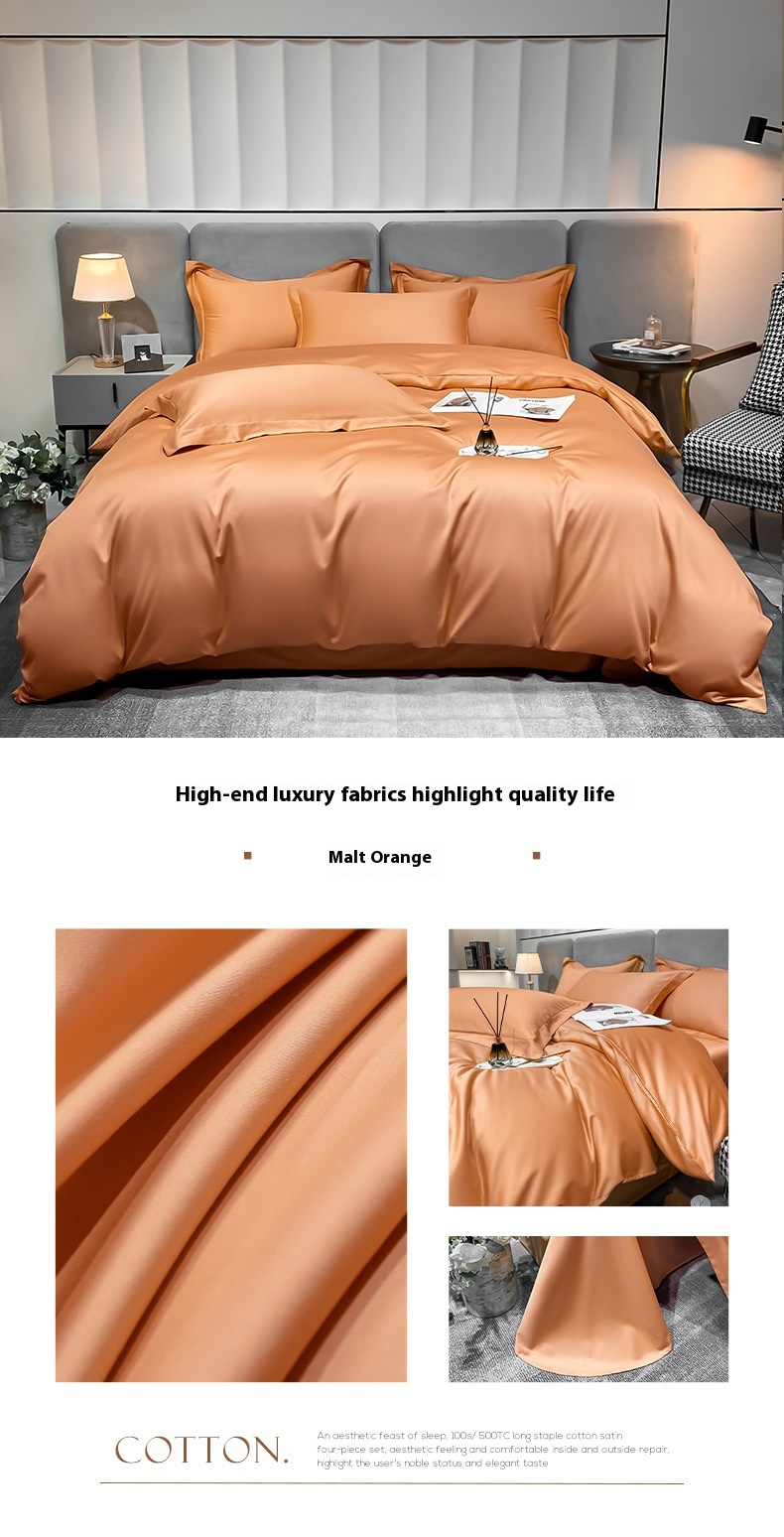 Egyptian Long-staple Satin Fabric Cotton