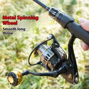 Spinning Reel All-metal Telescopic Fishing Rod Tossing
