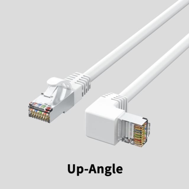 Cat6 Ethernet Cable RJ45 Right Angle UTP Network Cable Patch
