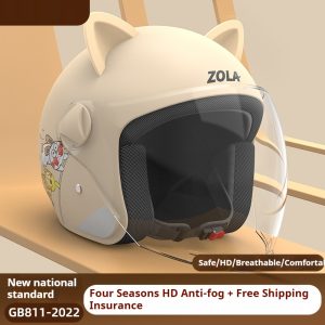 Winter Scarf Electric Bicycle Helmet For Both Male And Female