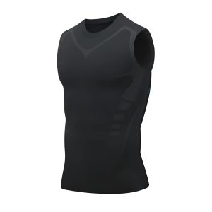 Fitness Short Sleeved Sports Tight Vest
