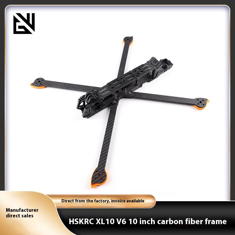 HSKRC XL10 V6 10-inch Carbon Fiber Machine Frame