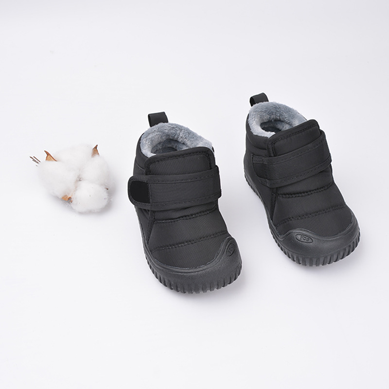 Fleece-lined Children's Casual Soft Bottom Warm Keeping Cotton Shoes