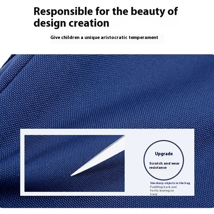 Children's Trolley Lightweight Shoulder Pad Wear-resistant Large Capacity Spine Protection Backpack Waterproof