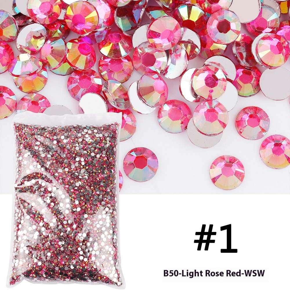 Resin Flat Magic Color Nail Rhinestone-sticking Handmade Ornament