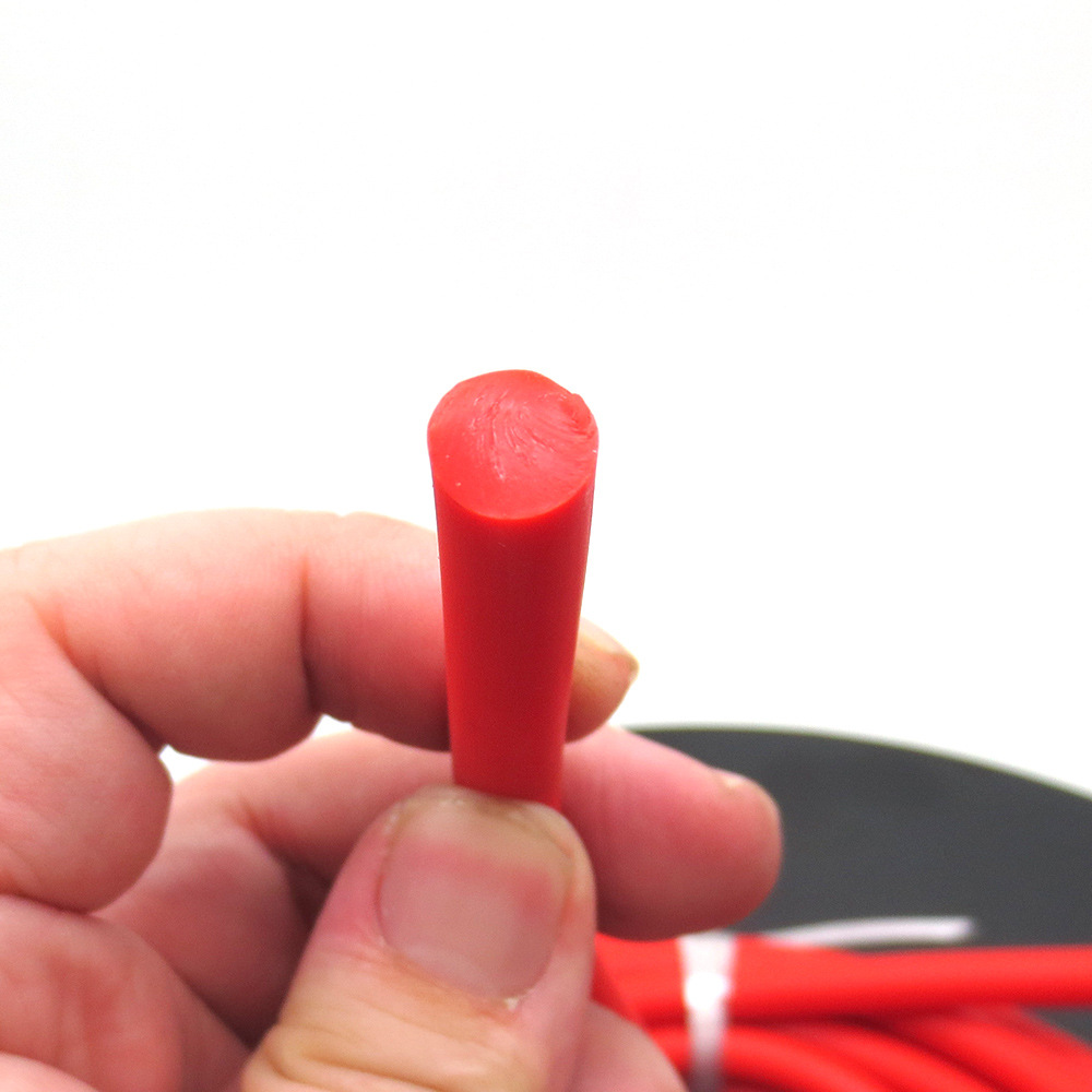 2-8mm Solid Fluorescent Latex High Resilience Projectile Toys Fishing Slingshot Durable Round Leather