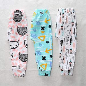 Spring And Autumn New Children's Clothing Men's And Women's Baby Cotton Trousers Harlan Bottom Pants