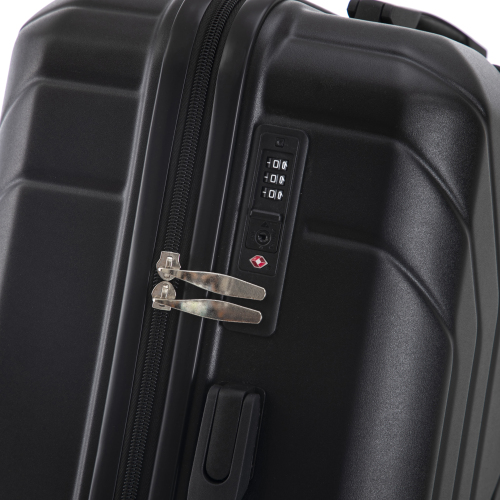 20 24 28 3 Pcs Set In ABS Spinner Wheel Luggage, Carry On Suitcase, Matching Color, TSA Combination Lock