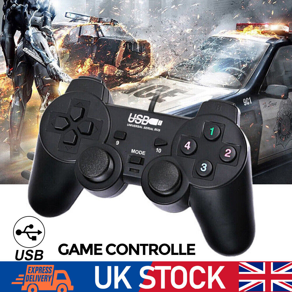 USB Wired Game Controller Gamepad Joystick Joypad For Laptop PC Computer Gaming