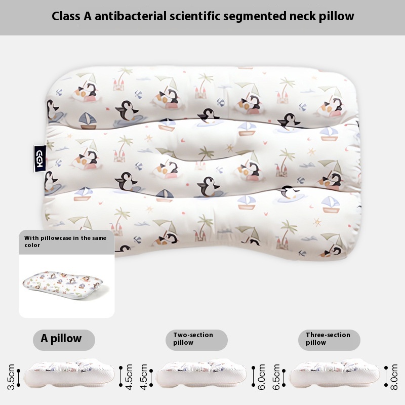 Pure Cotton Cool Neck Protection Class A Children's Pillow