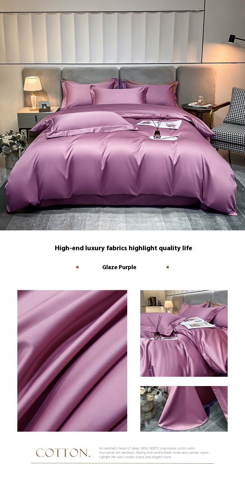 Egyptian Long-staple Satin Fabric Cotton