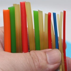 2-8mm Solid Fluorescent Latex High Resilience Projectile Toys Fishing Slingshot Durable Round Leather