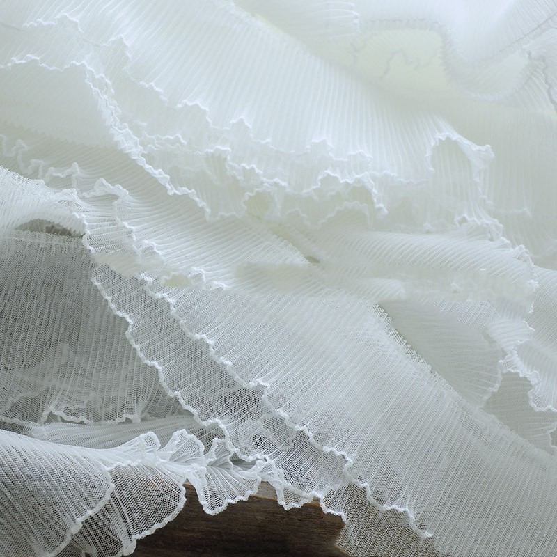 Accessories Clothes Color Lace Ribbon 10CM Toothpick Pleated Lace