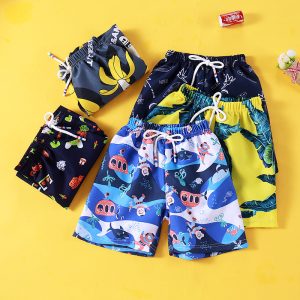 Shorts Beach Trunks Casual Loose Outer Wear Big Panties Cartoon Fashionable Fifth Pants
