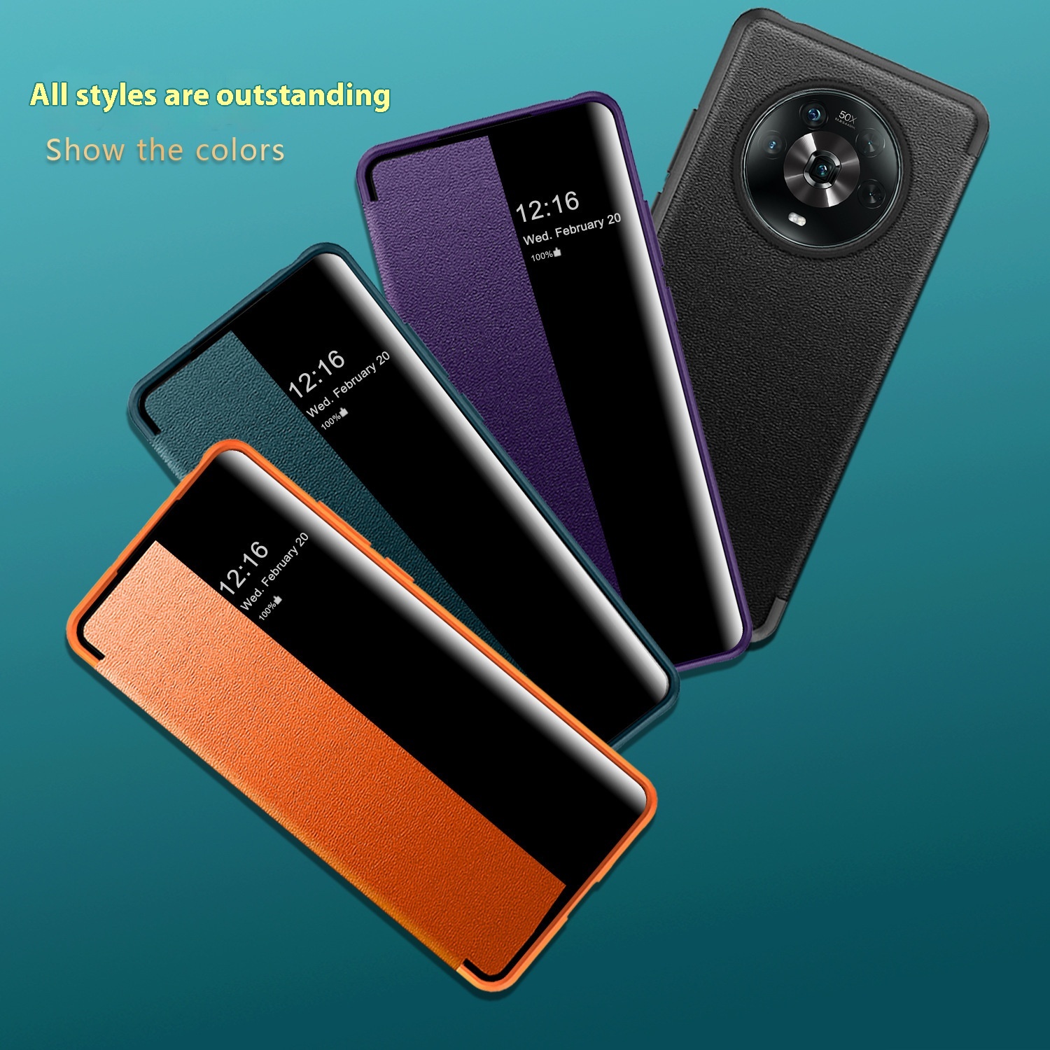 Smart Sleep Window Protective Shell Phone Case