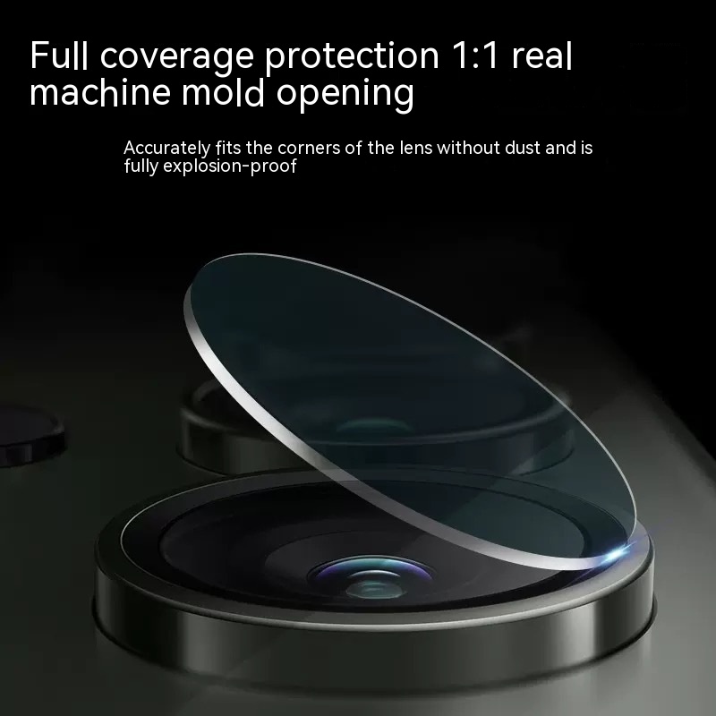 Detached Lens Round Tempered Glass Mobile Phone Protective Sticker