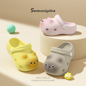 Children's Closed Toe Home Outdoor Slippers