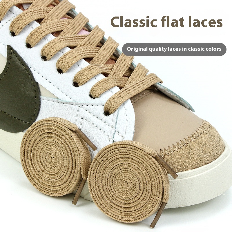 White Shoes Colorful Bandlet Shoelaces