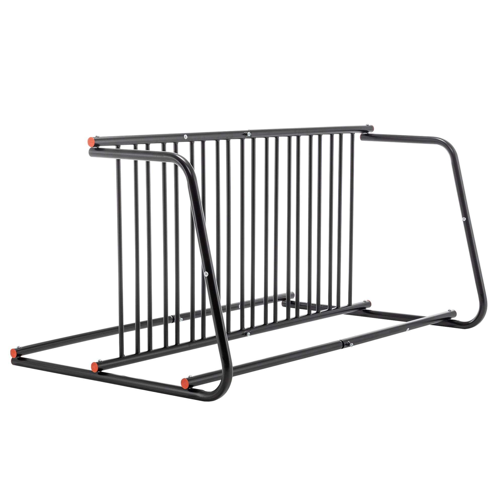 10-Bike Heavy-Duty Outdoor Bike Rack - Double-Sided Steel Storage Stand For Garages, Yards & Shops - Easy Assembly