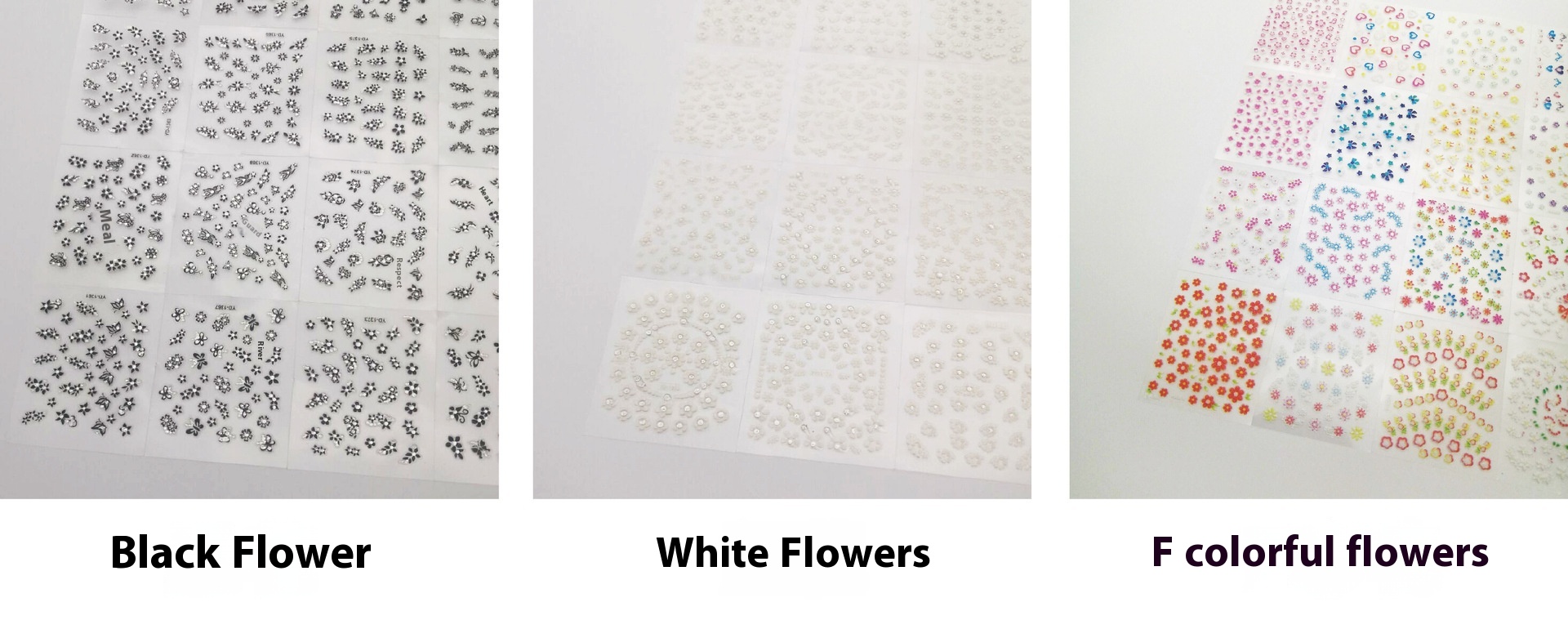 3D Nail Decoration Nail Sticker Set