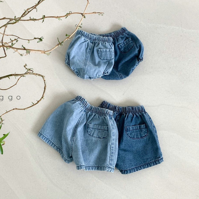 Korean Style Denim Hot Pants Summer Infant Toddler
