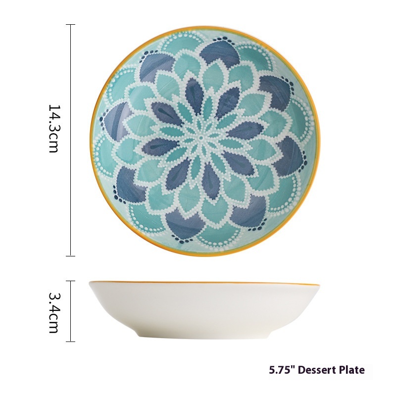 Bohemian Ceramic Sauce Dish Spit Bones