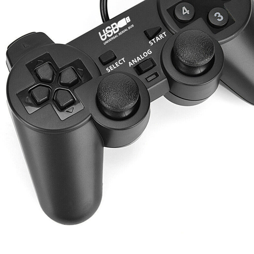 USB Wired Game Controller Gamepad Joystick Joypad For Laptop PC Computer Gaming