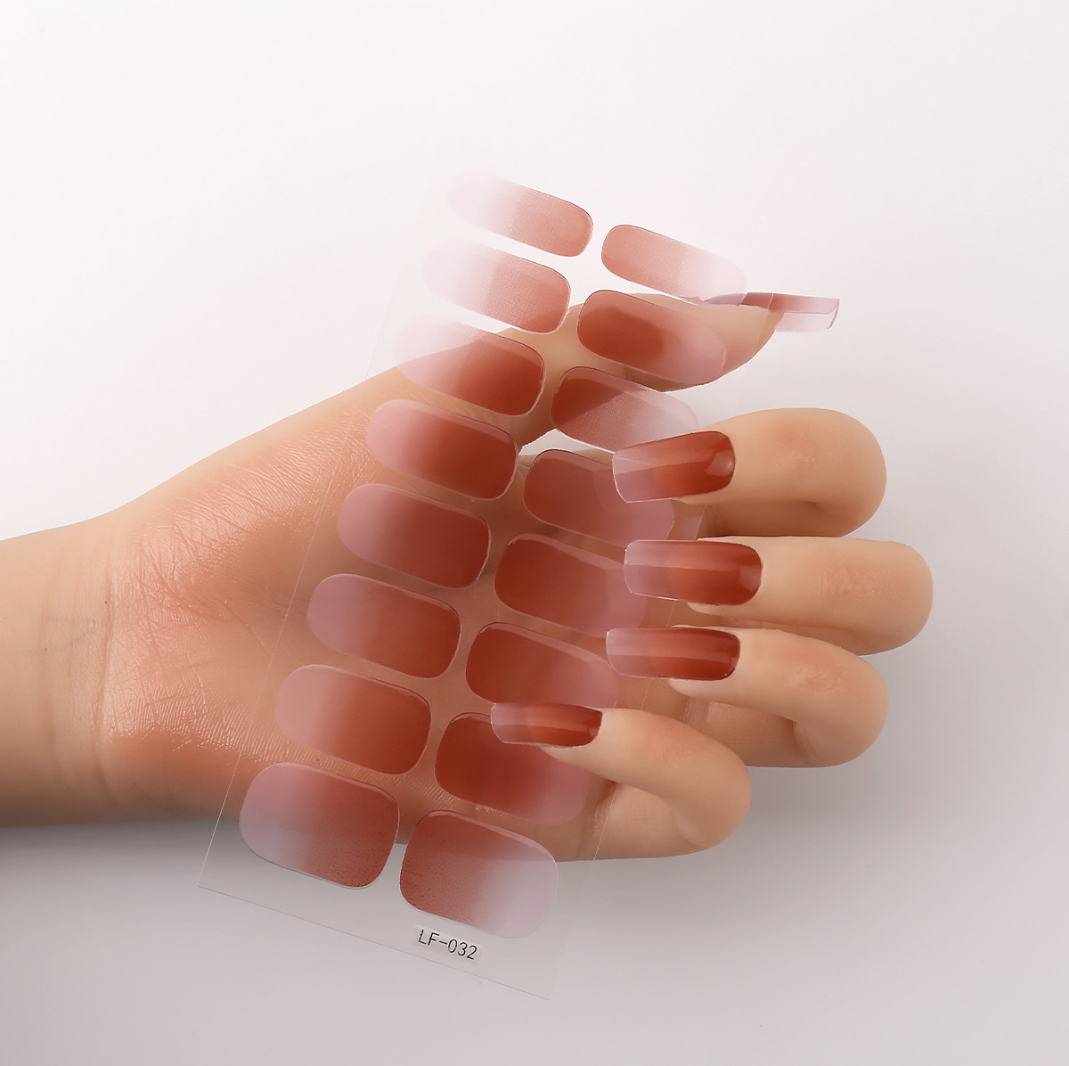 Manicure Full Stickers Solid Color 16 Small Stickers European And American Simple Nails