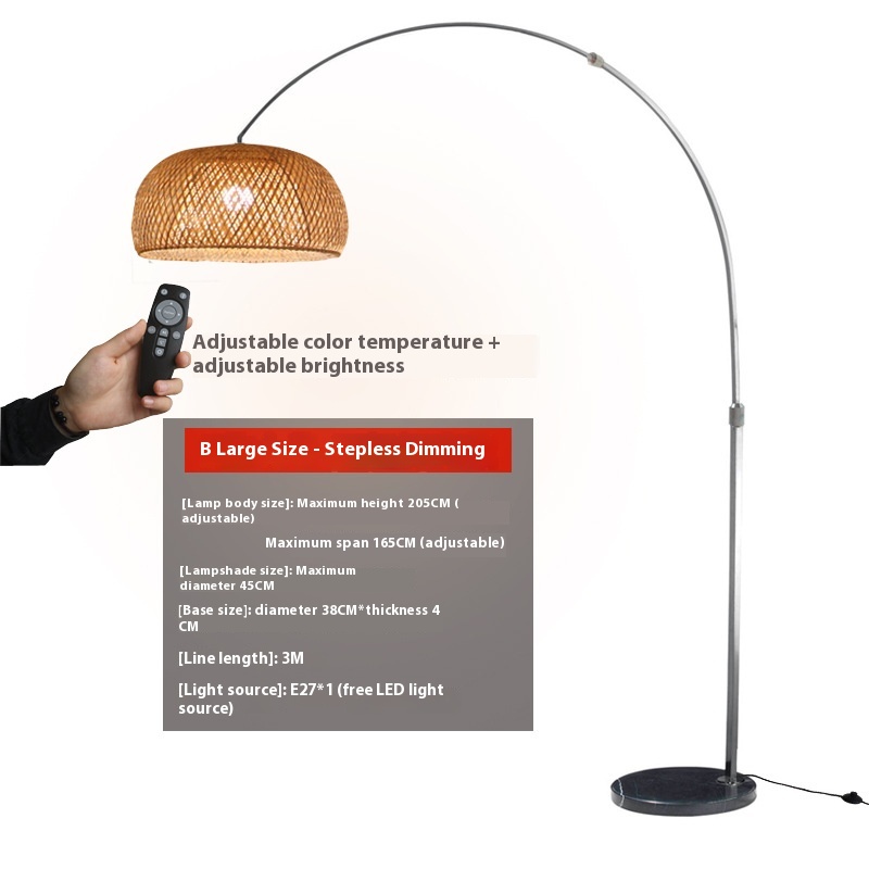 Fishing Floor Lamp Button Type