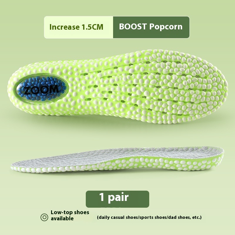 Invisible Height Increasing Insole Men's Not Tired Feet Do Not Collapse Inner Heightening Pad