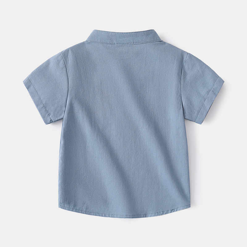 Boy V-neck Short Sleeve Shirt