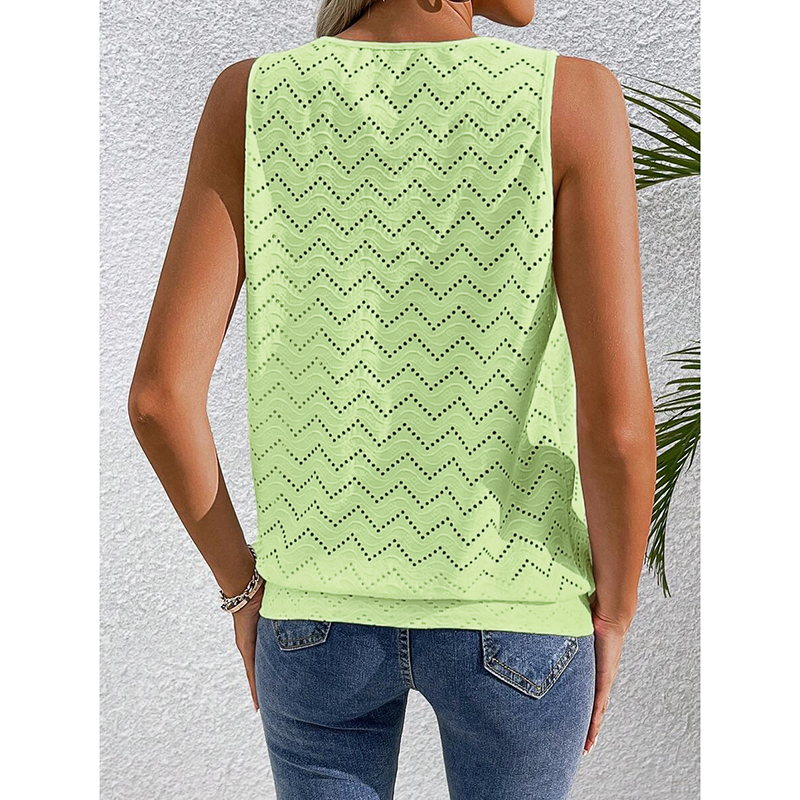 Womens Tank Tops Loose Fit Casual Sleeveless Tops Keyhole Neck Trendy Summer Tops
