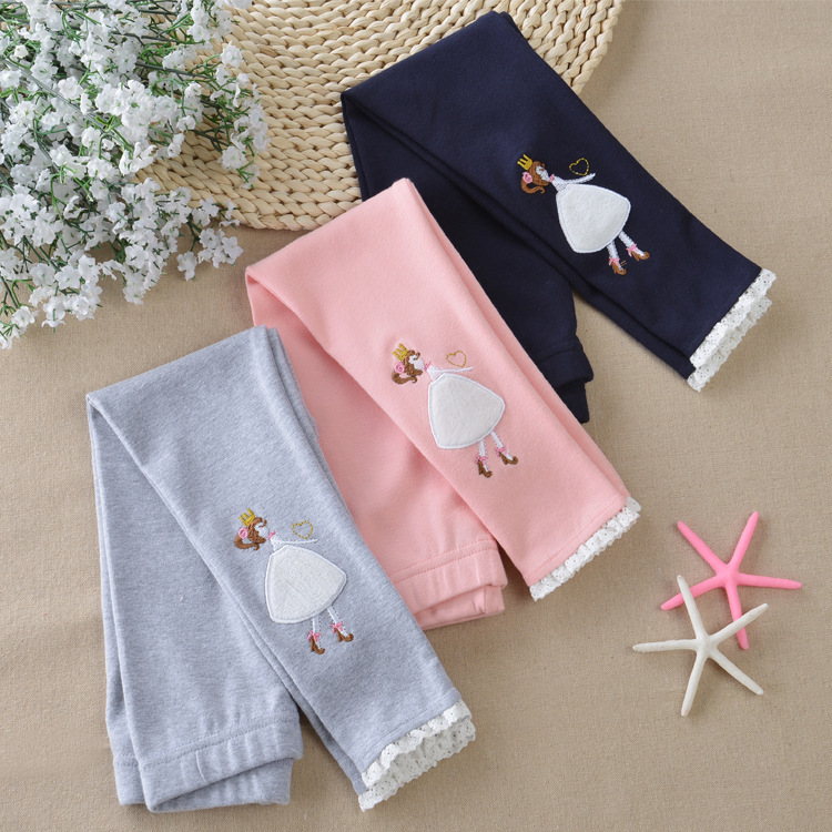 Leggings Medium And Large Girls' Cotton Trousers