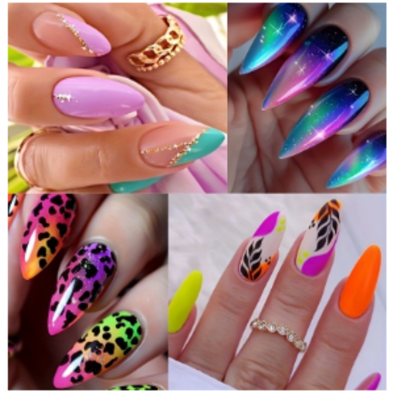 Wear Armour Medium Almond Armour Frosted Nail Stickers