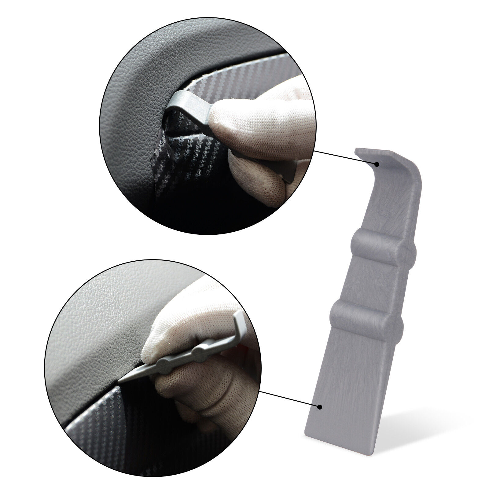 7pcs Car Film Tools Edge Rubber Scraper Window Kit Tint Film Installation Tools