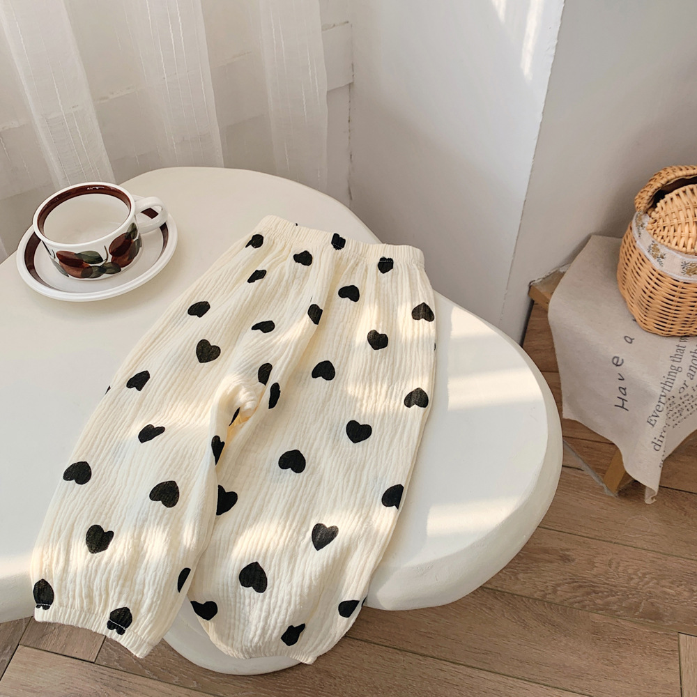 Korean Style Baby Anti-mosquito Pants Thin Cotton Trousers Loose