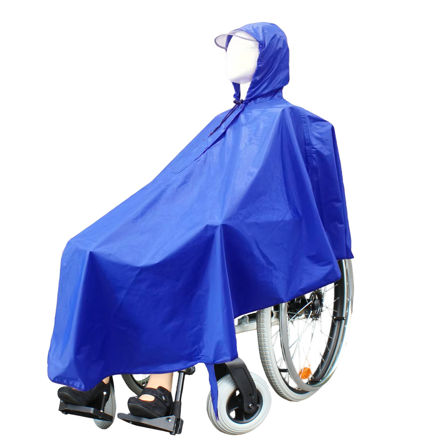 Wheelchair Raincoat Waterproof Reflective Thickened Elderly Scooter Cloak