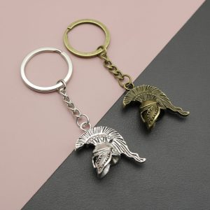 Ornament Simple Helmet Keychain Pendant