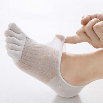 Modal Cotton Five-finger Ultra-thin Breathable Boat Socks