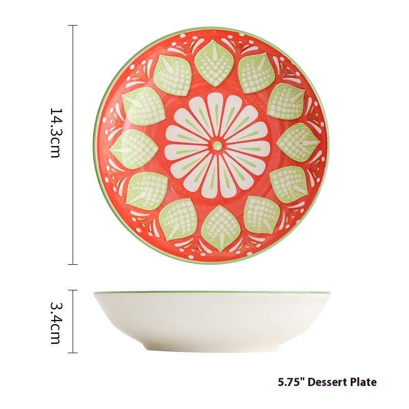 Bohemian Ceramic Sauce Dish Spit Bones