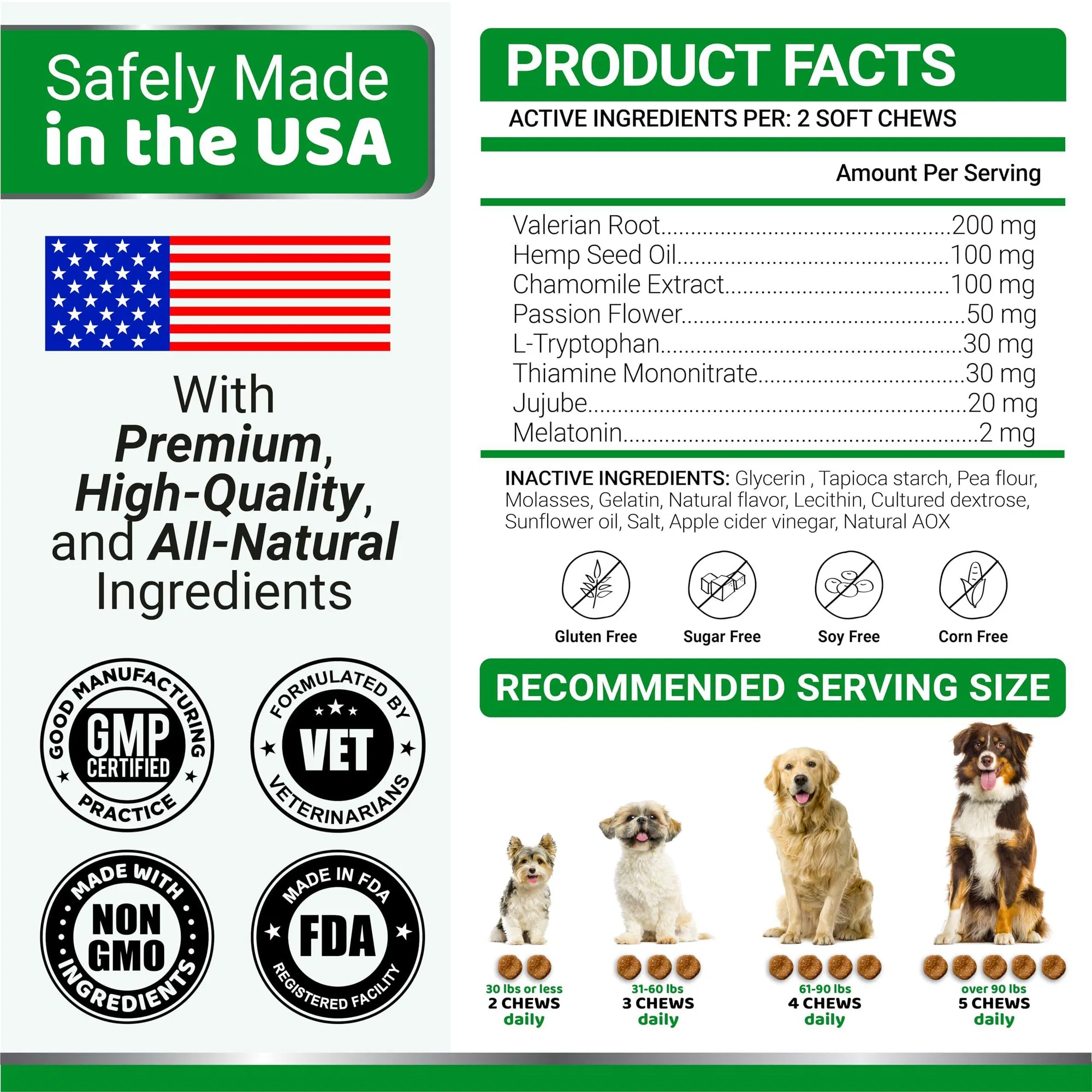 Do Not Sell On Amazon Hemp Calming Chews For Dogs Advanced Dog Calming Treats 170 Chews Anxiety Relief Separation Aid Barking Stress Relief Thunderstorms Melatonin Hemp Oil