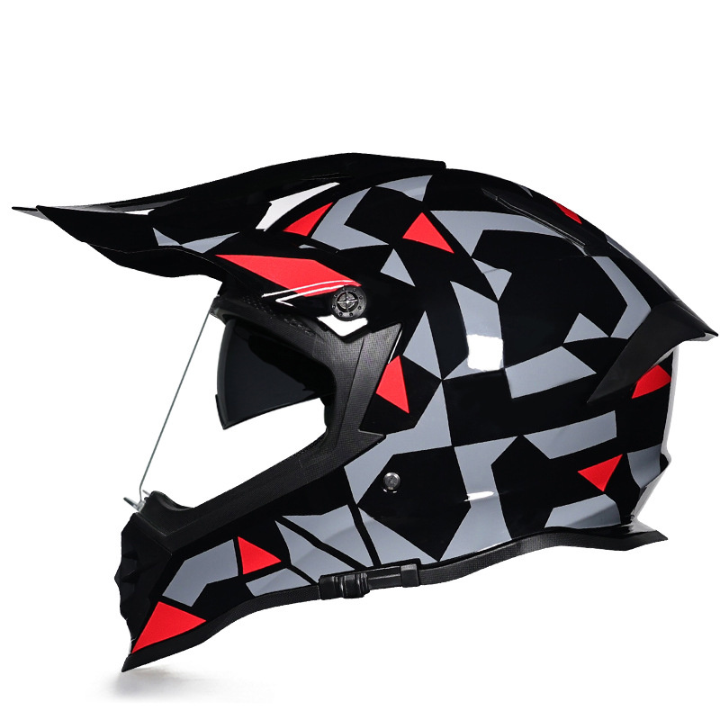 Cross-country Tension Helmet Double Lens Four Seasons Universal